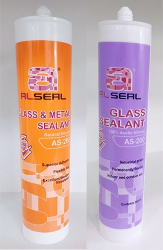 Keo silicon dán nhôm, kính, kim loại